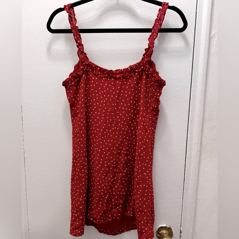 Reformation Mini Polka Dot dress